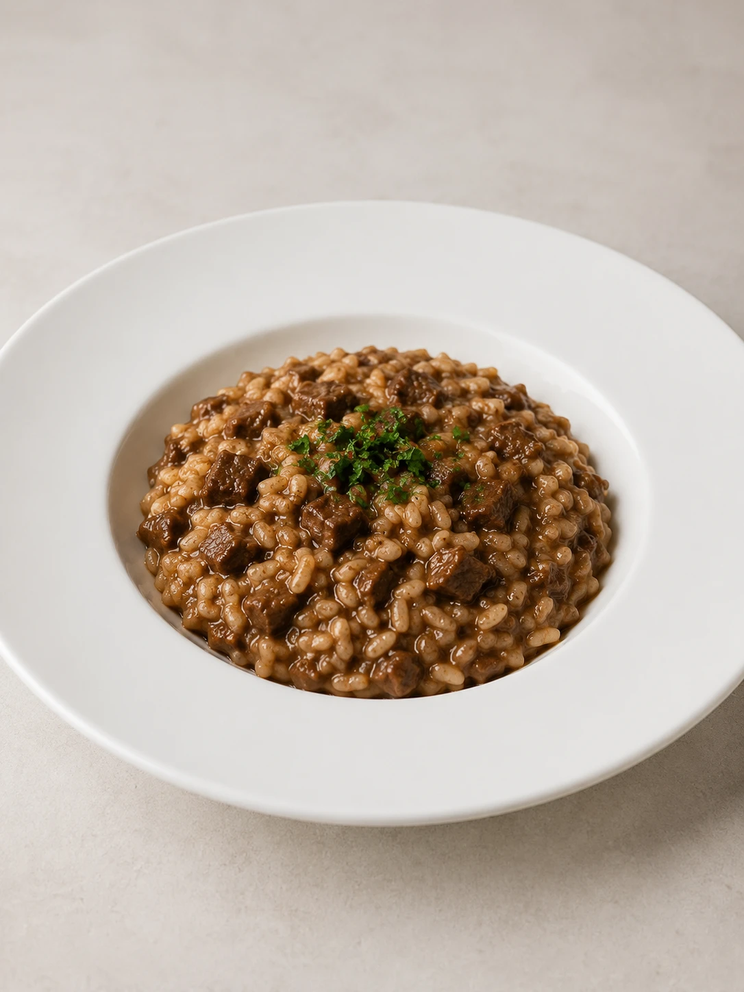 Risoto de Carne, prato do Impulse