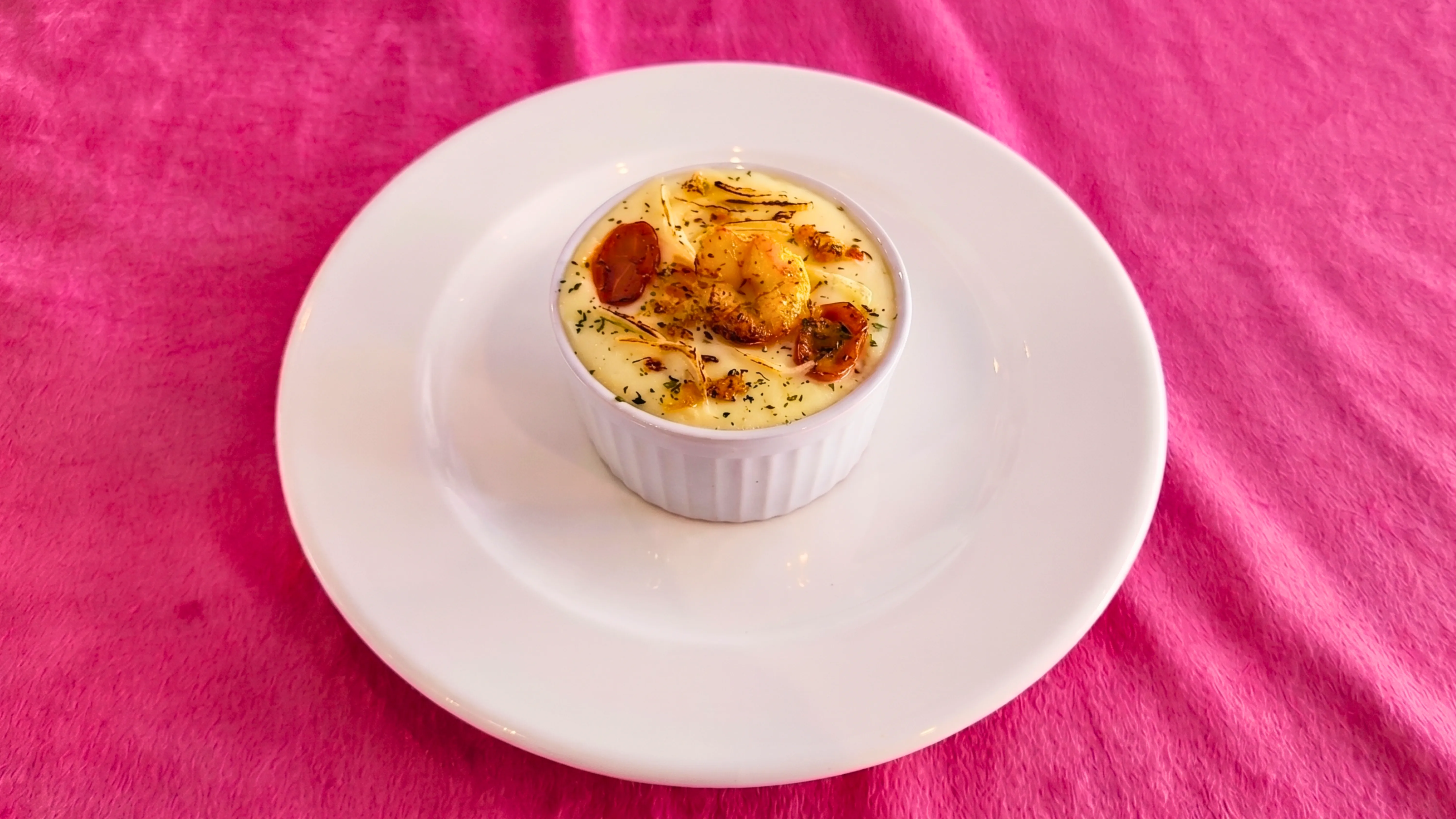 Escondidinho de Camarão Gratinado